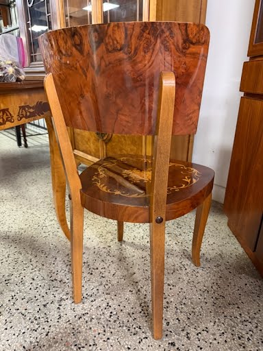 Italian Game Table with 2 Chairs