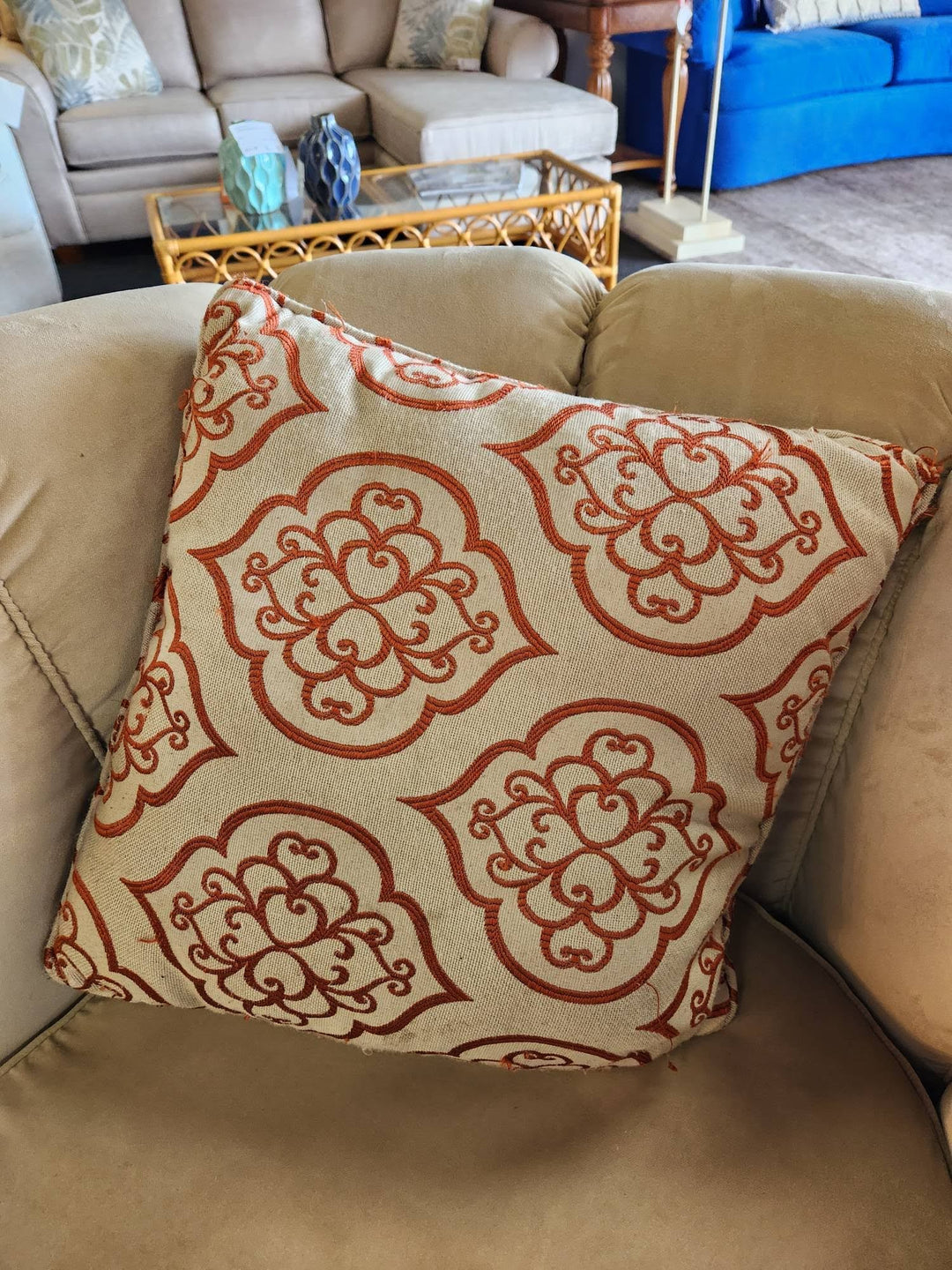 Pillow Beige/Orange