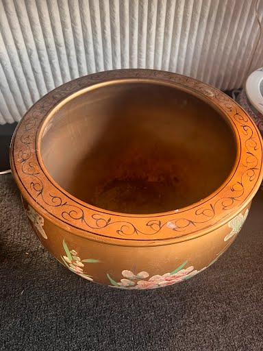 Oriental 16" Round Planter/Pot