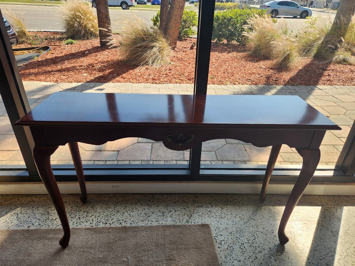 Cherry Finish Sofa Table