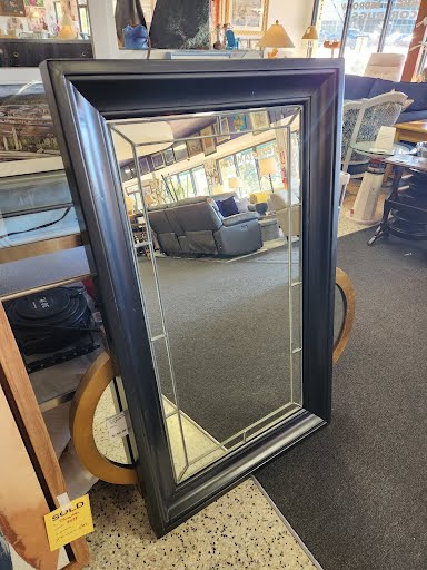 Black Long Wall Mirror