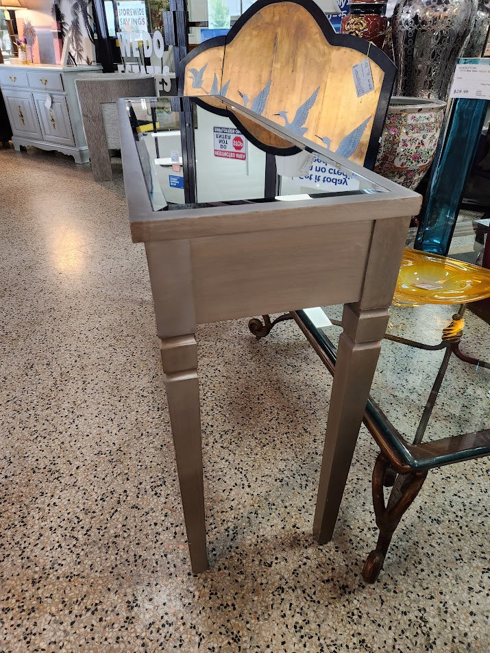 Silver Mirror Top Sofa Table