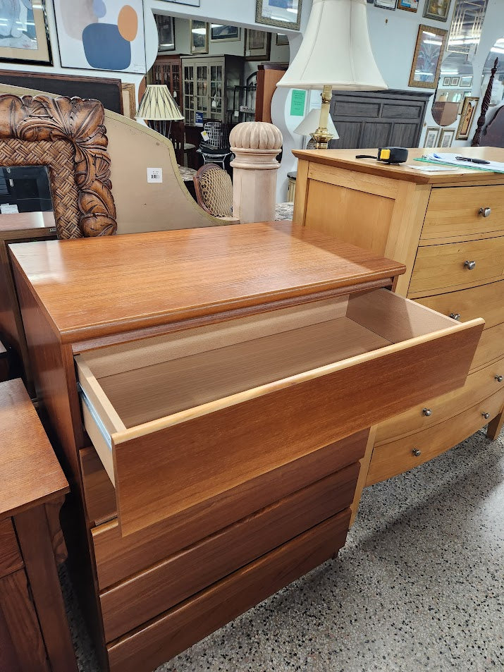 Danish Teak 5 Drawer High Chest