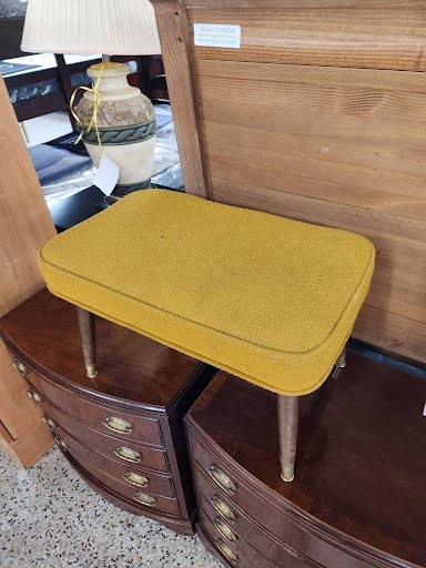 Vintage Fabric Stool