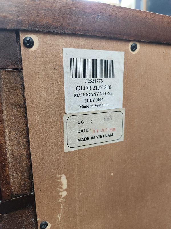 Mahogany Dresser + 2 Nightstands