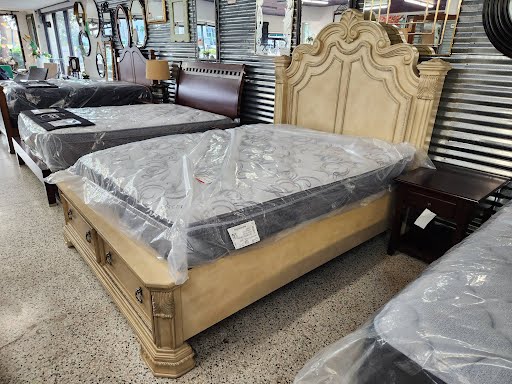 French Provincial Queen Storage Bed