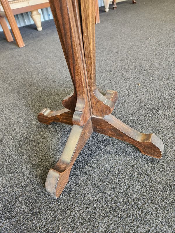 English Walnut Plant Stand
