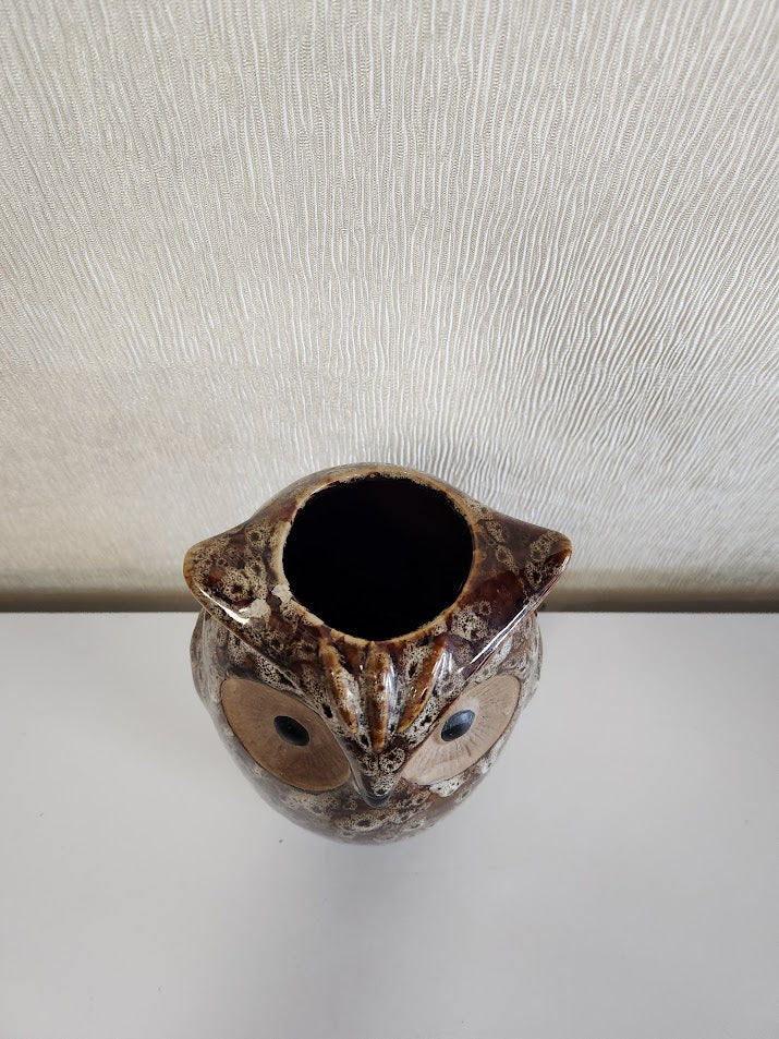 Ceramic Owl Vase