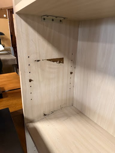 Grey Wash 5 Shelf Bookcase
