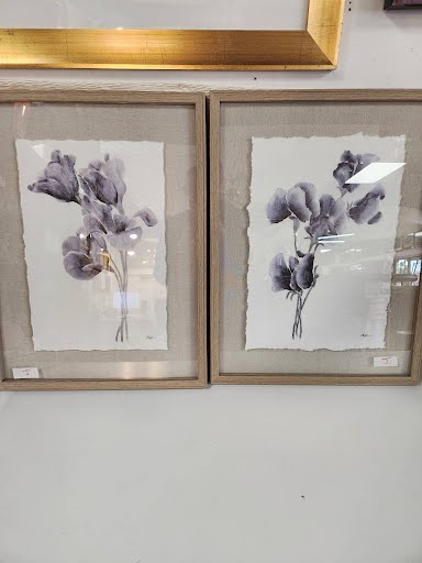 Purple Floral Wall Art