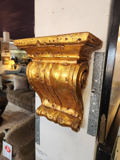 Gold Sconce Wall Art