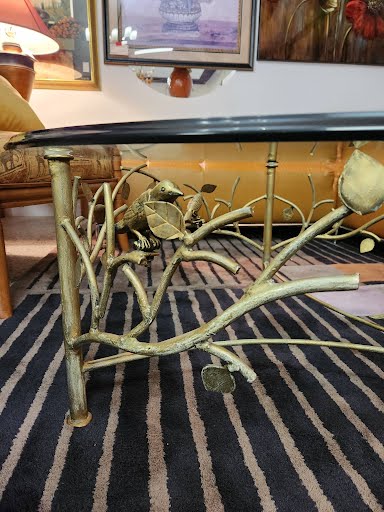40" Round Glass Top Coffee Table