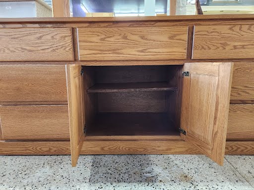 7-Drawer Mission Style Dresser with Mirror