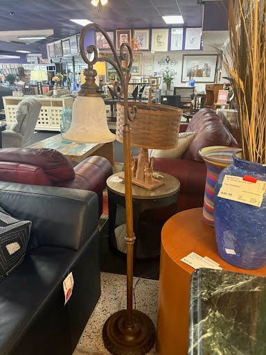 Frosted Glass Bell Floor Lamp
