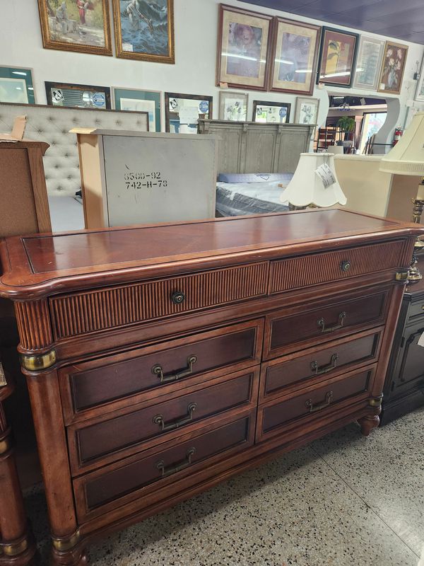 Mahogany Dresser + 2 Nightstands