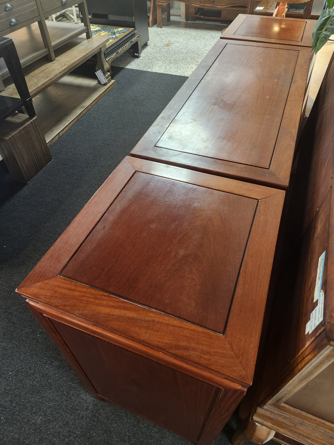 1960's George Zee Rosewood Oriental style stereo Cabinet
