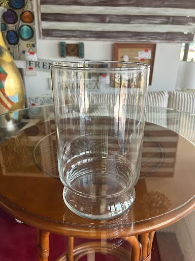 Vase 10" Height Clear