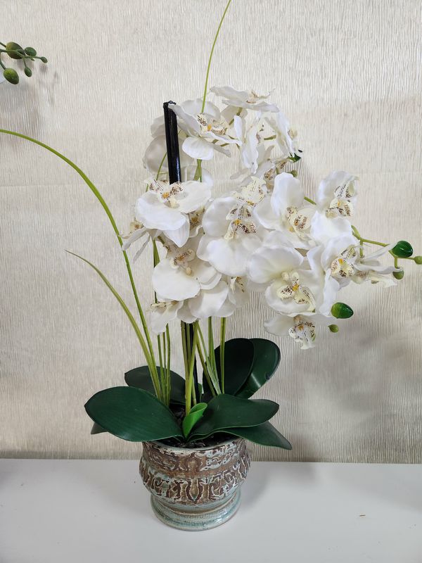 20"H White Floral Arrangement