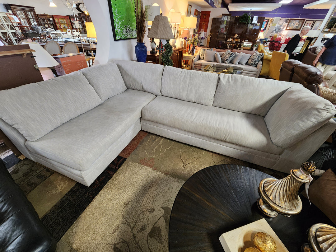2-Piece Dove Grey Sectional