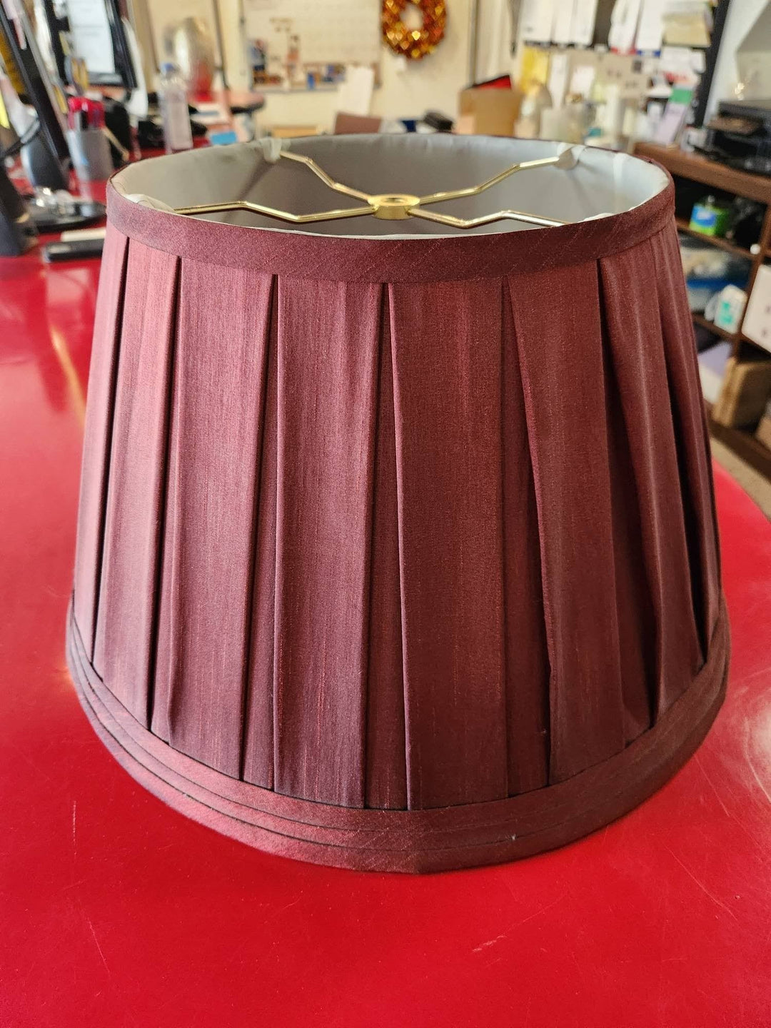 Burgundy Empire Lamp Shade