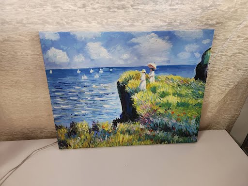 21x27 "The Cliff Walk" Print Repro