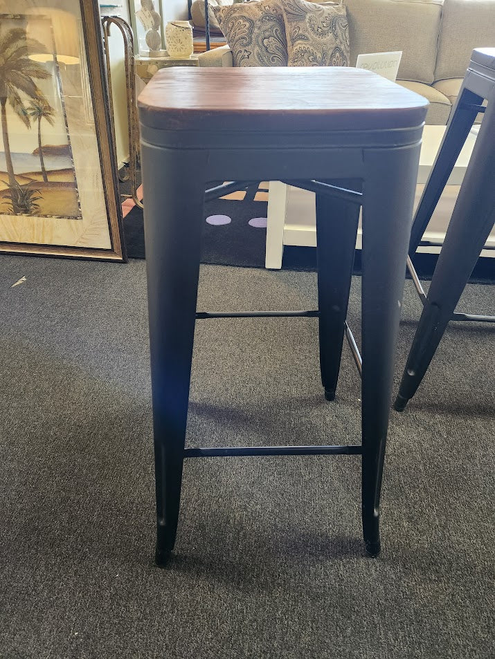 Wood/Metal Bar Stools
