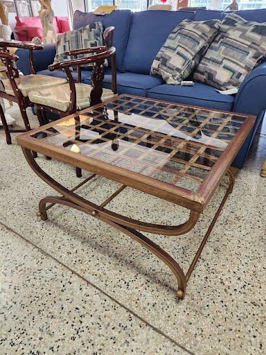 Metal Glass Coffee Table