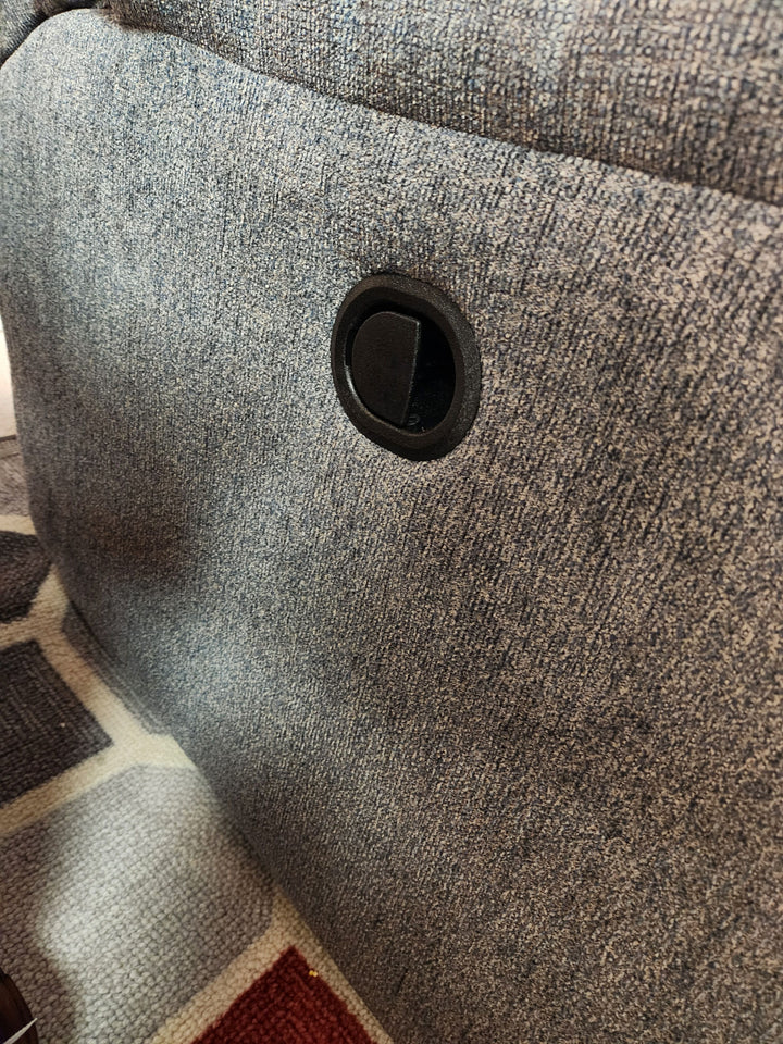 Sofa - Tyler Collection Stonewash Reclining