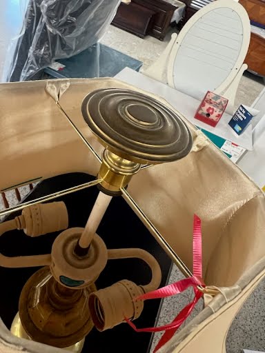 Table Lamp Vintage Brass