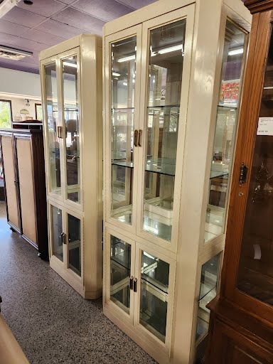 AMERICAN OF MARTINSVILLE Glass Front Display Cabinet