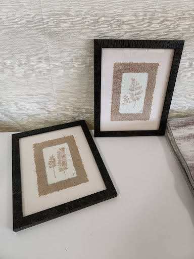 SET OF 2-  9x11" Wall Art