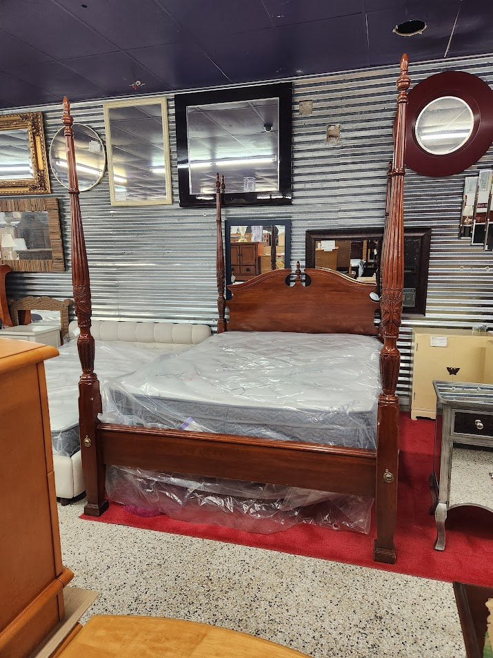 Cherry Wood Queen Bed