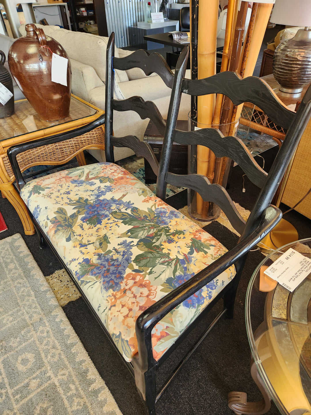 Floral Bench