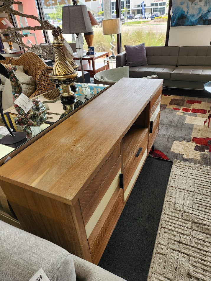 Light Wood Rooms to Go Console Table