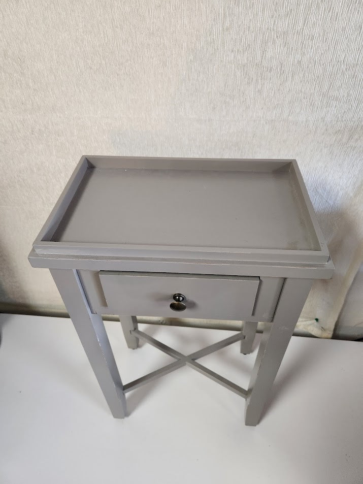 Small Grey End Table