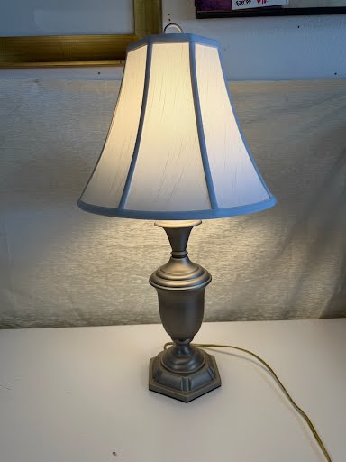 26" Height Gun Metal Touch Base Table Lamp