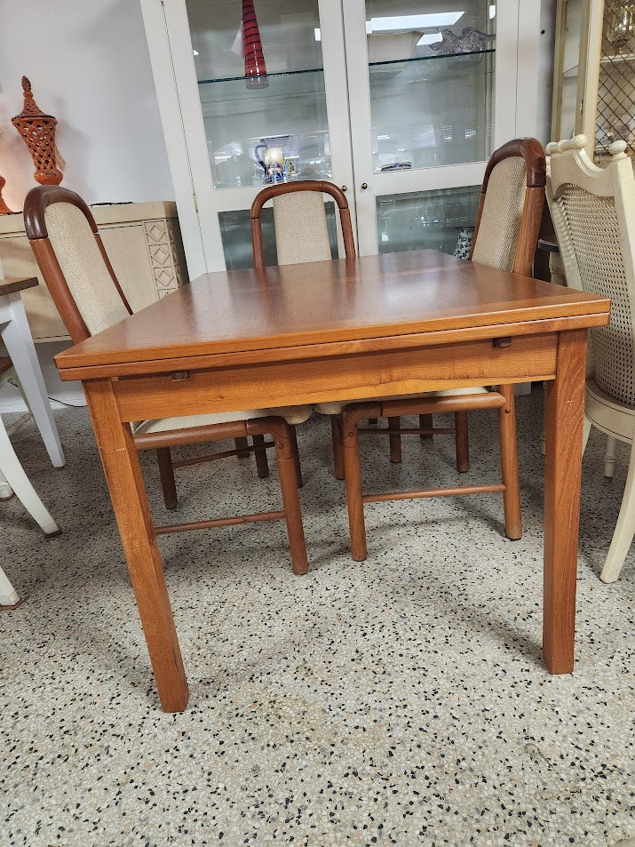 Danish Modern Extension Teak Dining Table