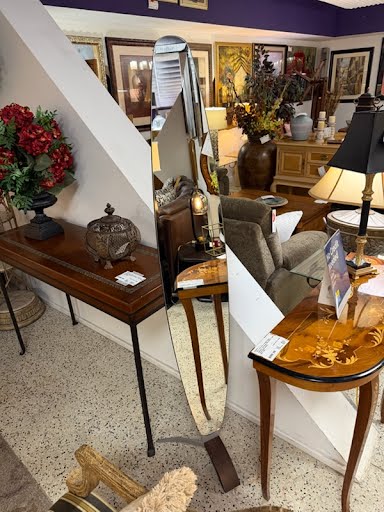 Slim Modern Floor Mirror