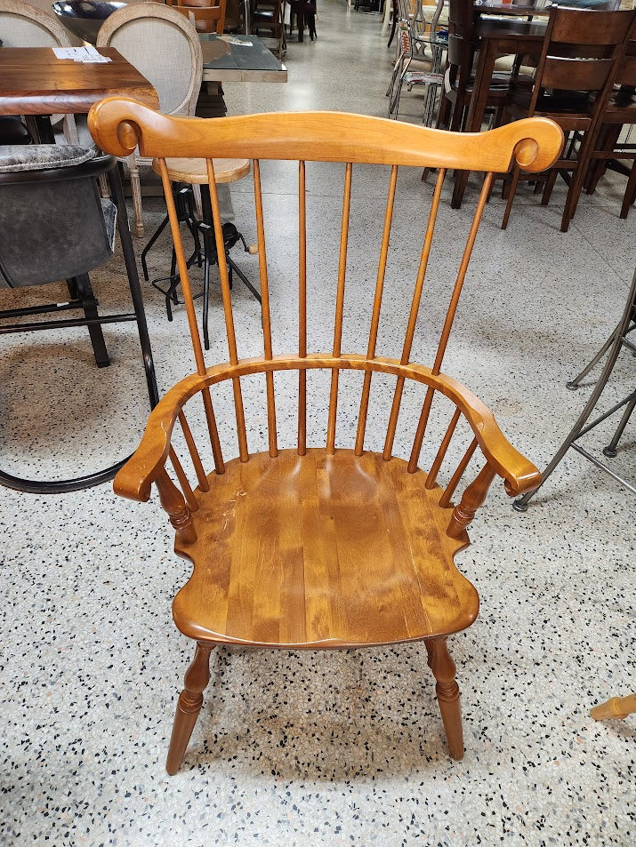 Hand Carved Tiger Wood Dining Table