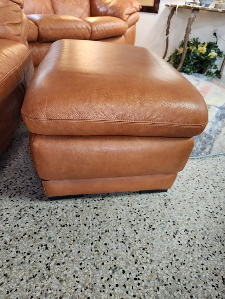 Brown/Rust Leather Chair
