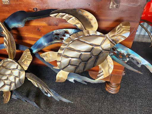 20x54 Metal Turtle Wall Art