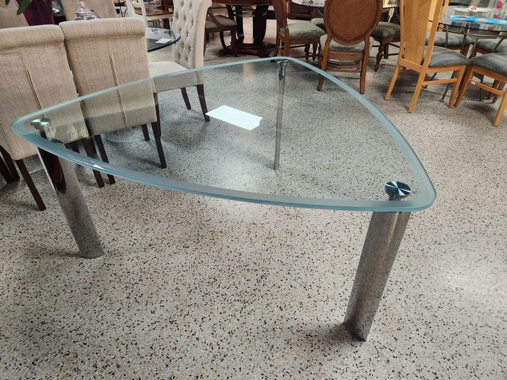 Glass Top Dining Table