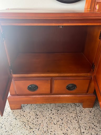 Queen Wood Sleigh Bed