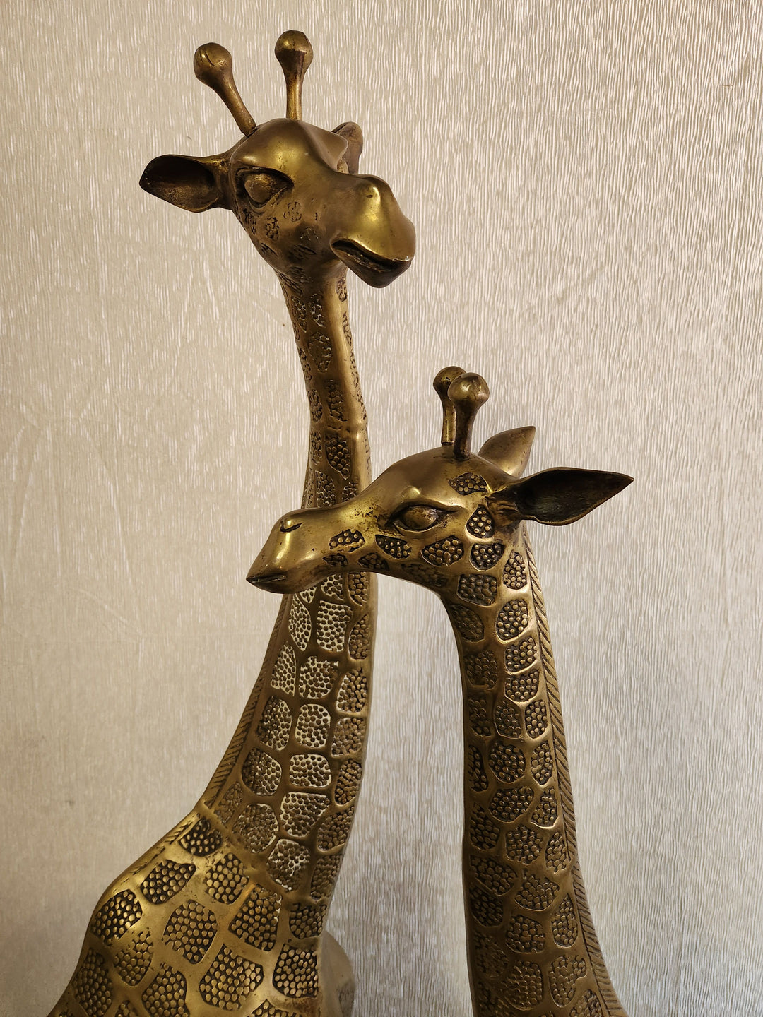 Large Brass Giraffe Statues Home Item
