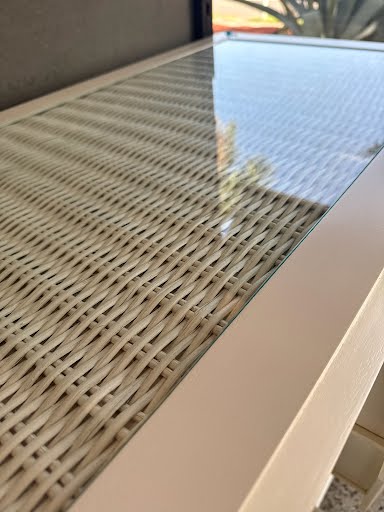 White Shutter Style Dresser