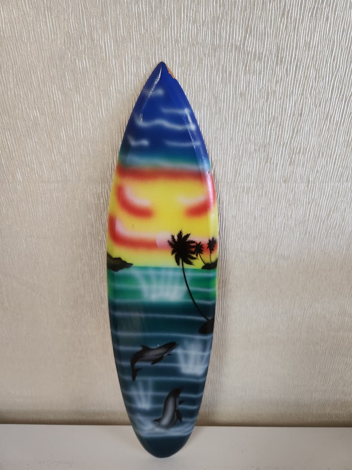 Painted Surfboard Home Item