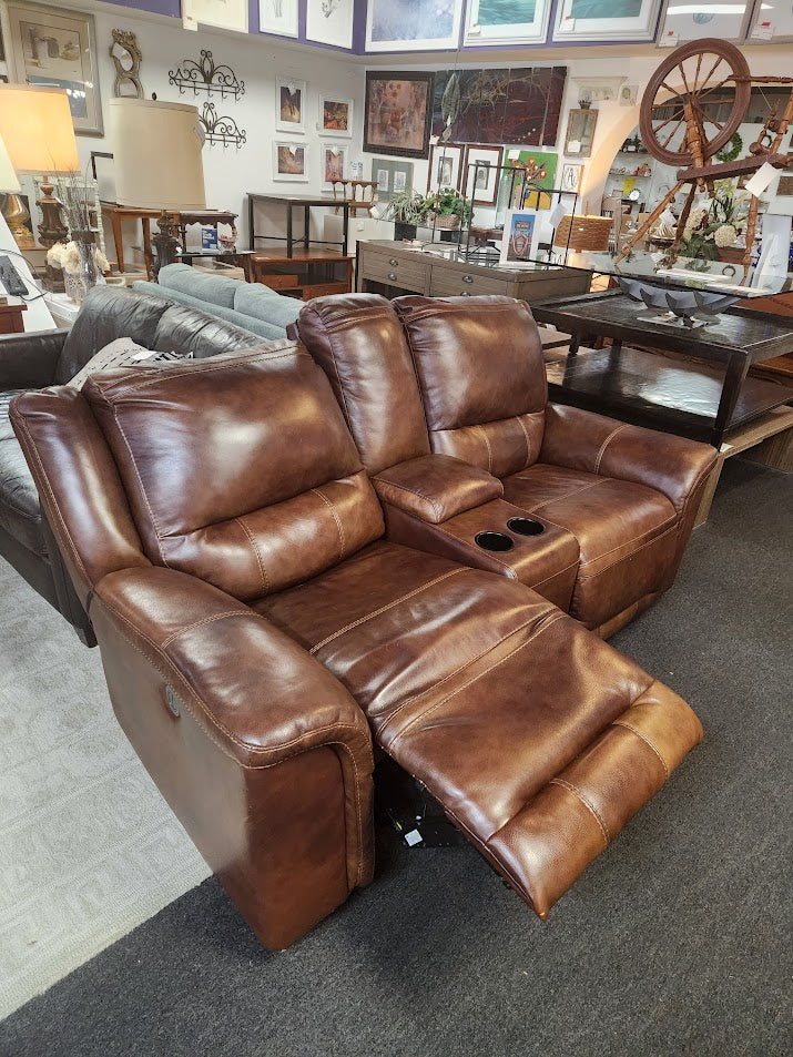 Brown Ashley Furniture Love Seat