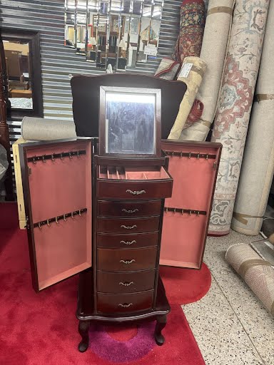 Dark Wood Jewelry Chest