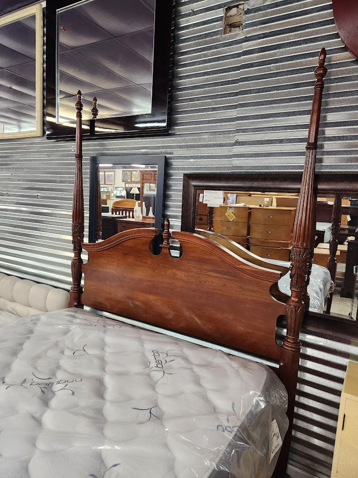 Cherry Wood Queen Bed