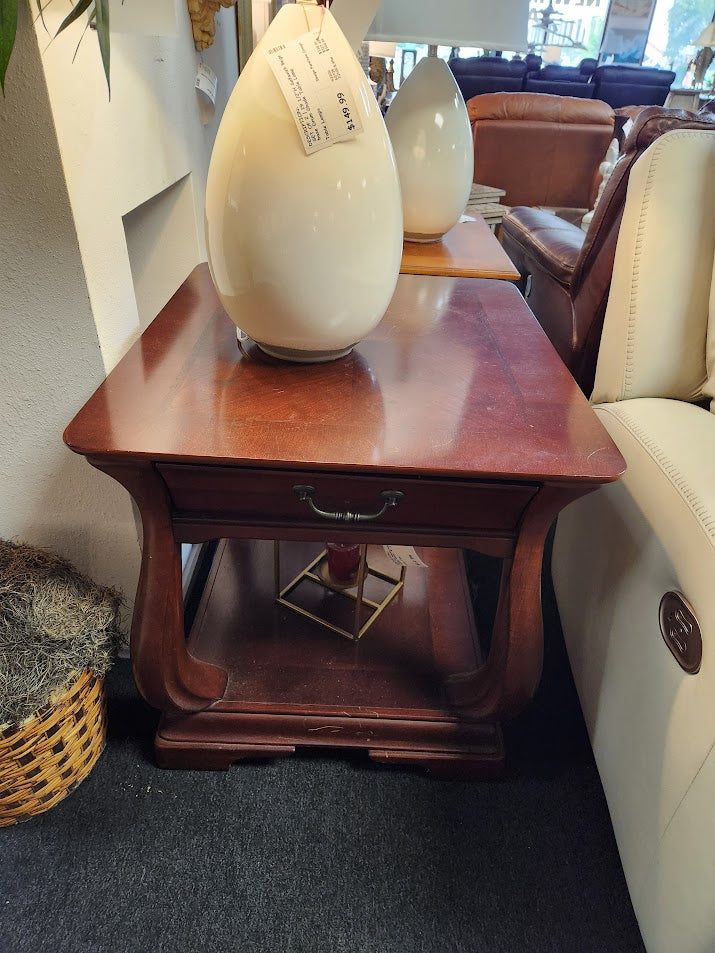 Cherry Finish End Table